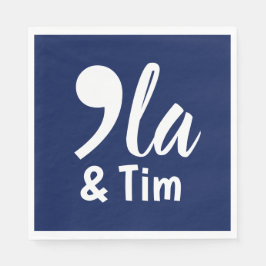 Coma Kamala och Tim 2024 Pappersservett