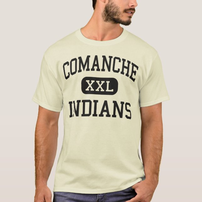 Comanche - indier - högstadium - Comanche Texas Tee (Framsida)