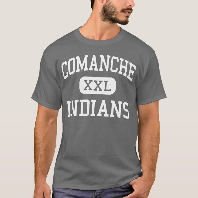 Comanche - indier - högstadium - Comanche Texas Tee (Framsida)