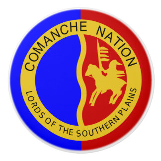 Comanche Nation Flagga Knopp