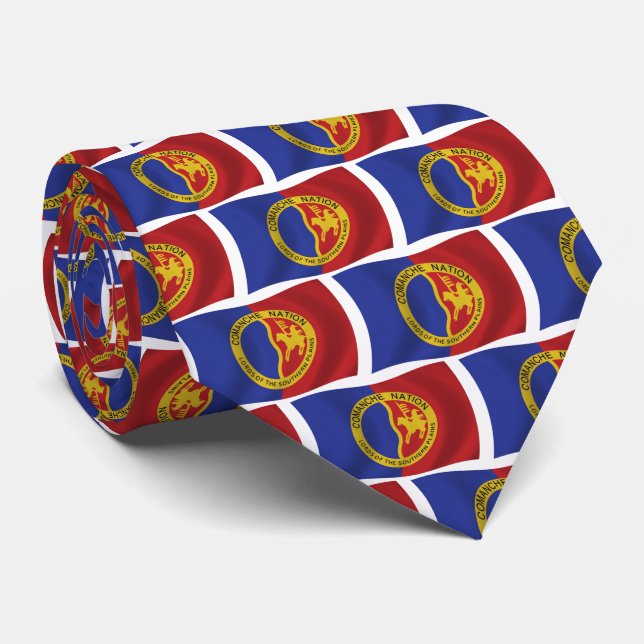 Comanche Nation Flagga Tie Slips (Rullad)