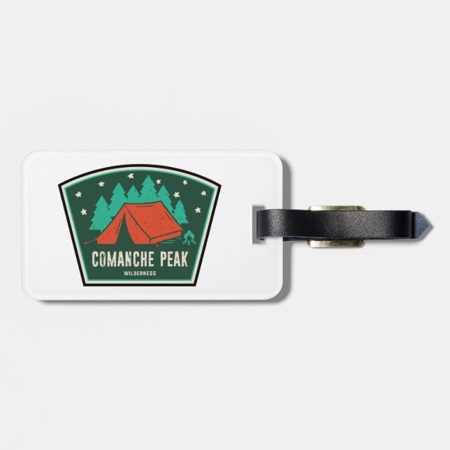 Comanche Peak Wilderness Colorado Camping Bagagebricka (Baksida Vågrät)