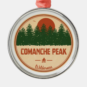 Comanche Peak Wilderness Colorado Julgransprydnad Metall