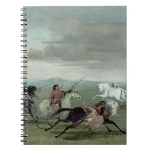 Comanchebedrifter av krigs- Horsemanship, 1834 Anteckningsbok