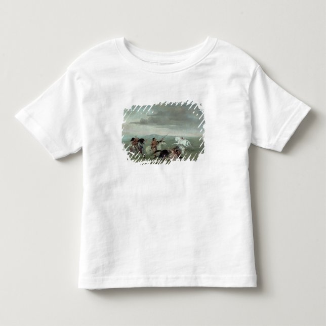 Comanchebedrifter av krigs- Horsemanship, 1834 Tee (Framsida)