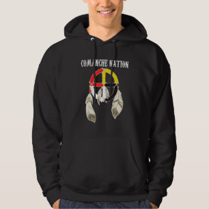 Comanchefolket Native American Indian Medicinvishe Hoodie