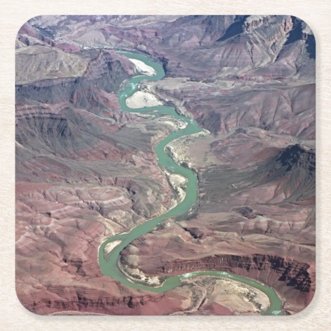 Comanchen pekar, grandet Canyon Underlägg Papper Kvadrat (Framsidan)