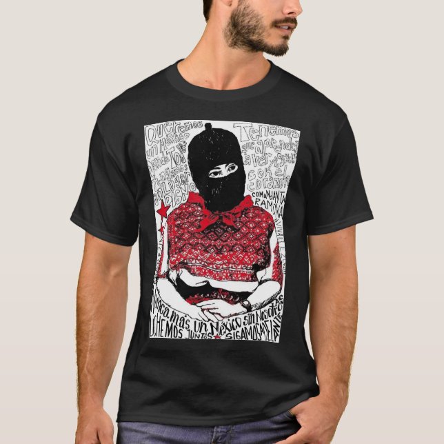 Comandanta Ramona - Nationella Zapatistarmén T Shirt (Framsida)