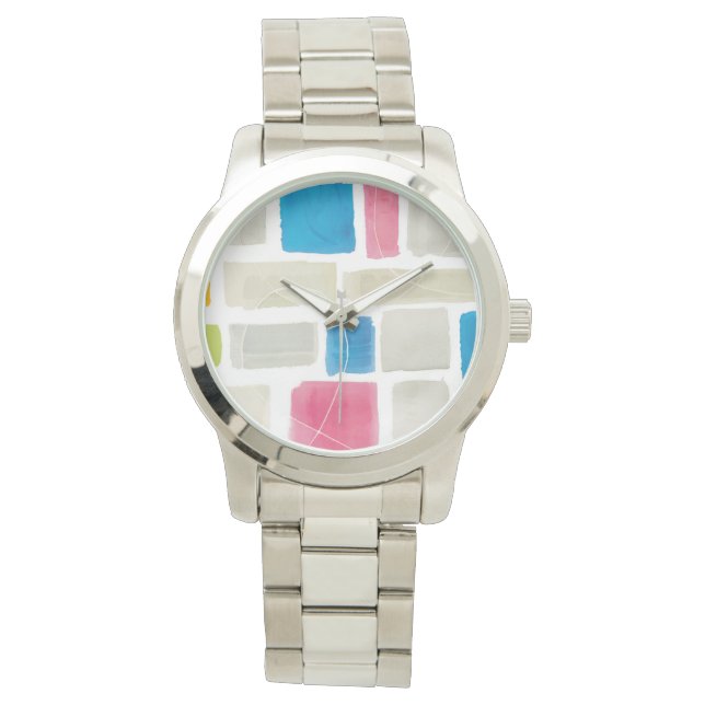 Comares III Abstrakt Skriv ut | Sue Schlabach Armbandsur (Framsida)