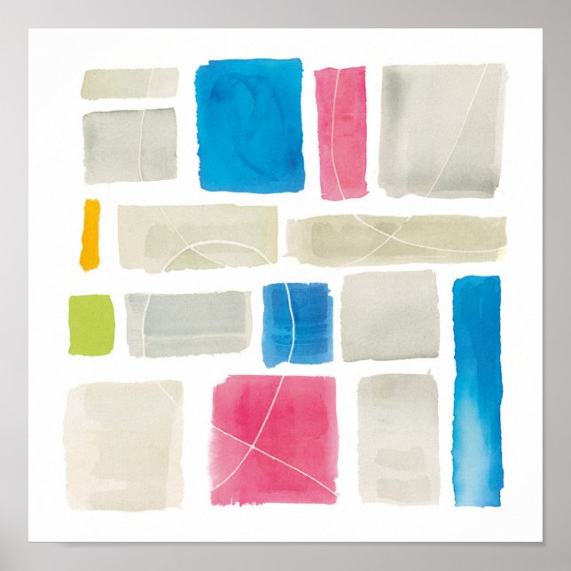 Comares III Abstrakt Skriv ut | Sue Schlabach Poster (Framsidan)