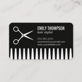 Comb | Hair Stylist Visitkort
