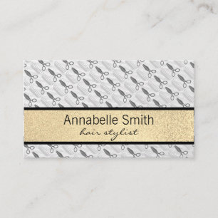 Comb och Sheets / Hair Stylist Visitkort