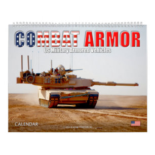 COMBAT ARMOR - USA:s militära beväpnade Fordon Kalender
