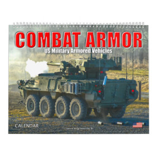 COMBAT ARMOR - USA:s militära beväpnade Fordon Kalender