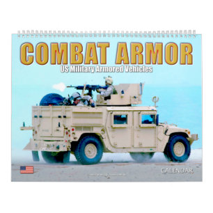 COMBAT ARMOR - USA:s militära beväpnade Fordon Kalender