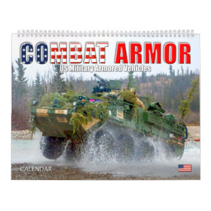 COMBAT ARMOR - USA:s militära beväpnade Fordon Kalender