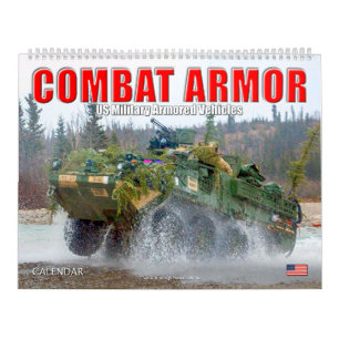 COMBAT ARMOR - USA:s militära beväpnade Fordon Kalender