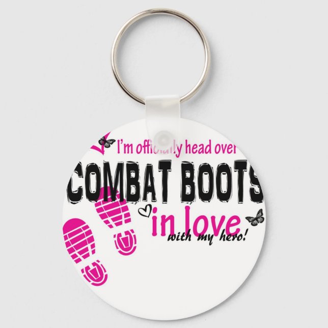 Combat Boot Kärlek Nyckelring (Framsida)