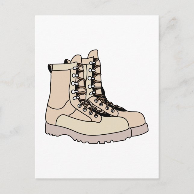Combat Boots Vykort (Framsida)