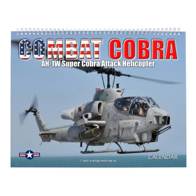 COMBAT COBRA - AH-1-attackhelikopter Kalender (Omslag)