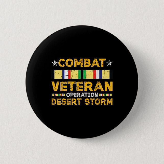 Combat Desert Storm Veteran Persian Krig Service R Knapp (Framsida)