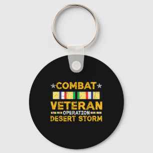 Combat Desert Storm Veteran Persian Krig Service R Nyckelring