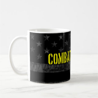 Combat Engineer Subdued American Flag Kaffemugg