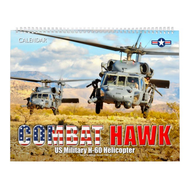 COMBAT HAWK - US Milit H-60 Helicopter Kalender (Omslag)