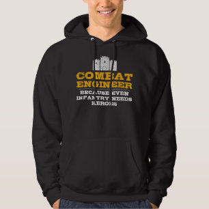 Combat Ingenjör - Ingenjör Gifts - Arméingenjörsko Hoodie