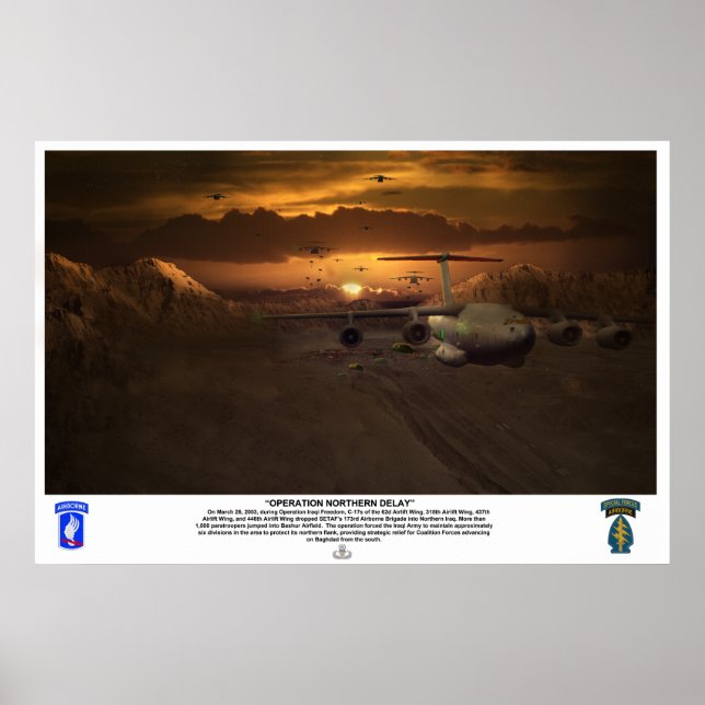 Combat Jump-Operation Northern Delay Poster (Framsidan)