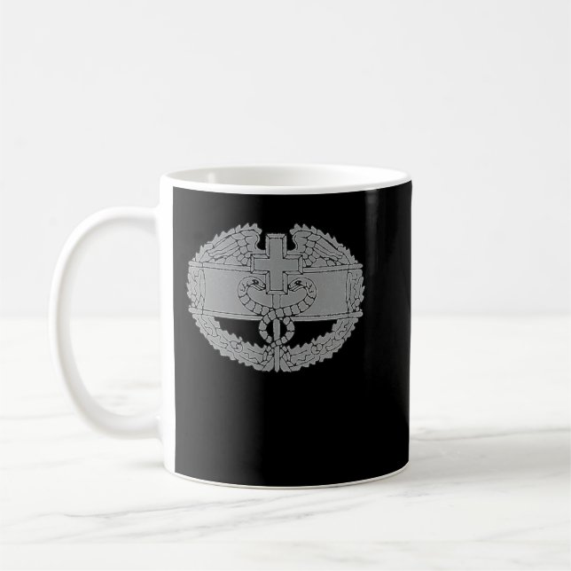 Combat Medic Army Veteran Tee Kaffemugg (Vänster)