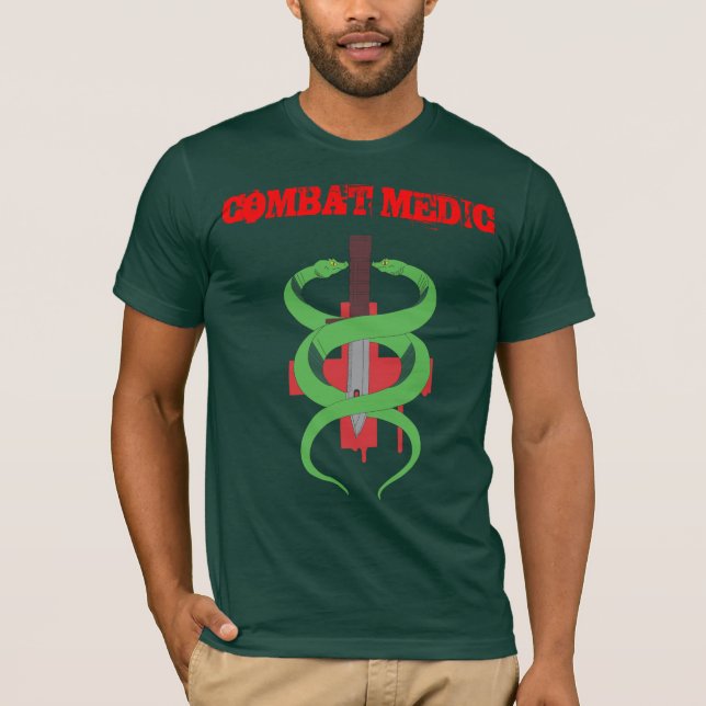 Combat Medic Full Color T-shirt (Framsida)