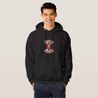 Combat Medic Gör Ingen Skada Svart Hoodie för Vete