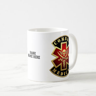 Combat Medical Skull & Swords Cross Patch Kaffemugg
