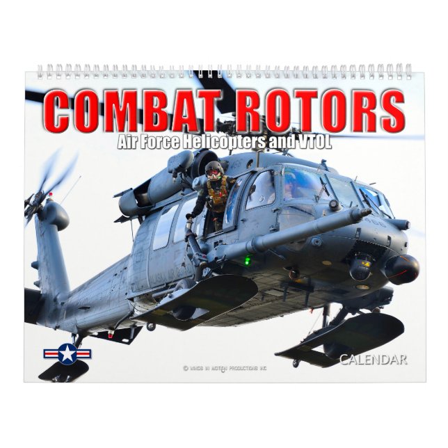COMBAT ROTORS - Luft Force Helicopters and VTOL Kalender (Omslag)