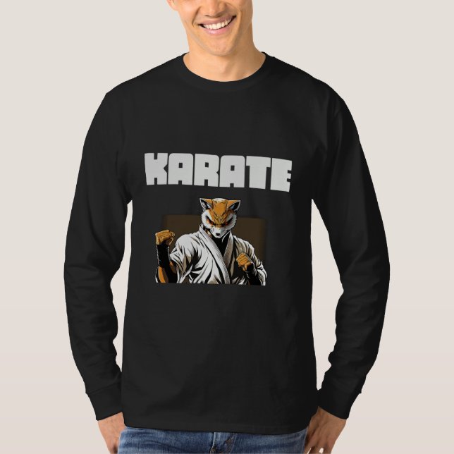 Combat Sports Karate Fox T Shirt (Framsida)