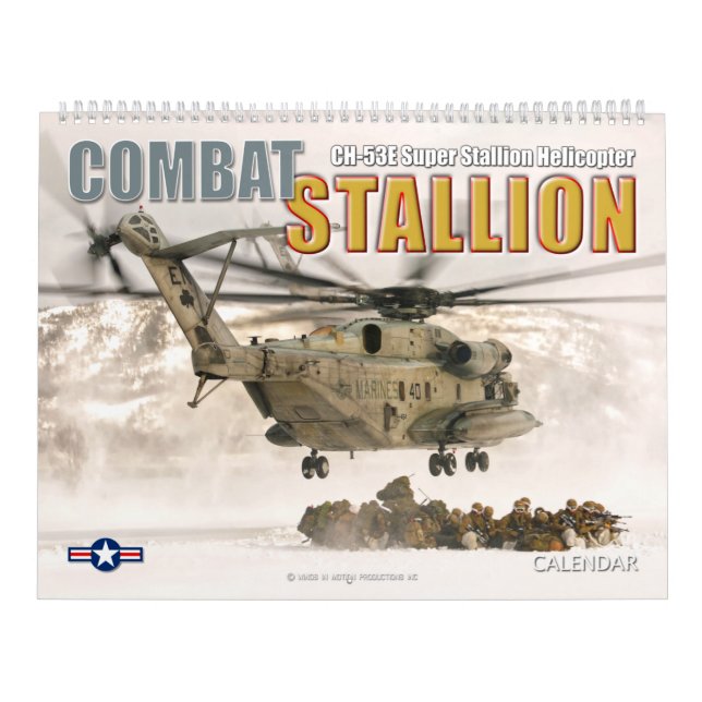 COMBAT STALLION - CH-53E Toppen Stallion Kalender (Omslag)