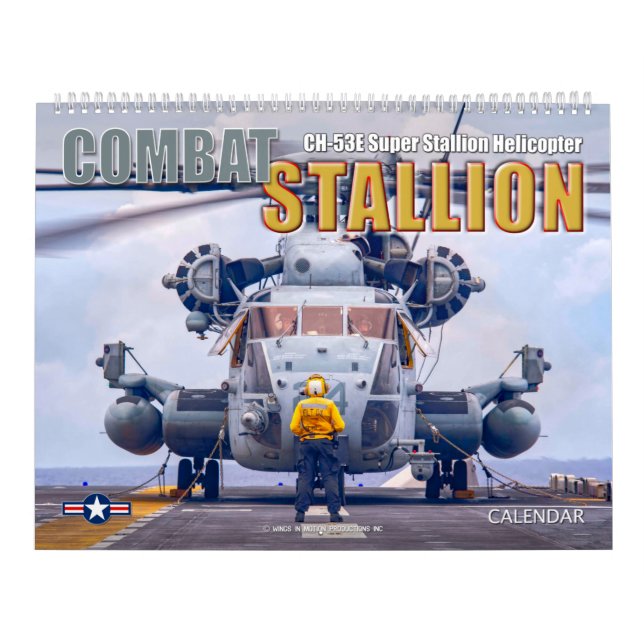 COMBAT STALLION - CH-53E Toppen Stallion Kalender (Omslag)
