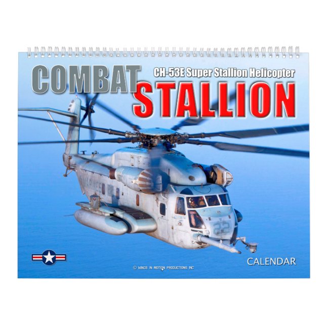 COMBAT STALLION - CH-53E Toppen Stallion Kalender (Omslag)