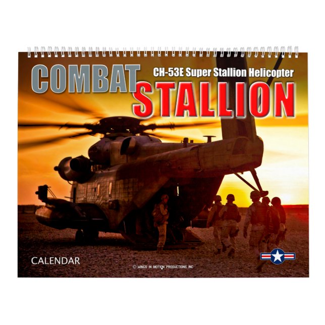 COMBAT STALLION - CH-53E Toppen Stallion Kalender (Omslag)