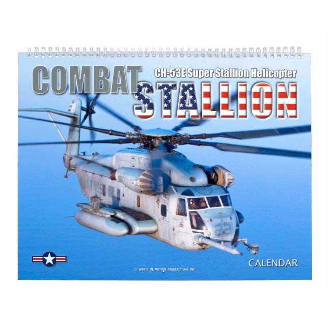 COMBAT STALLION - CH-53E Toppen Stallion Kalender (Omslag)