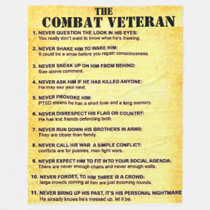 COMBAT VETERAN FLEECEFILT