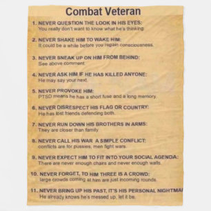 COMBAT VETERAN FLEECEFILT