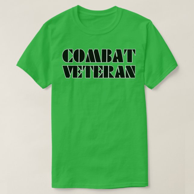 COMBAT VETERAN T SHIRT (Design framsida)