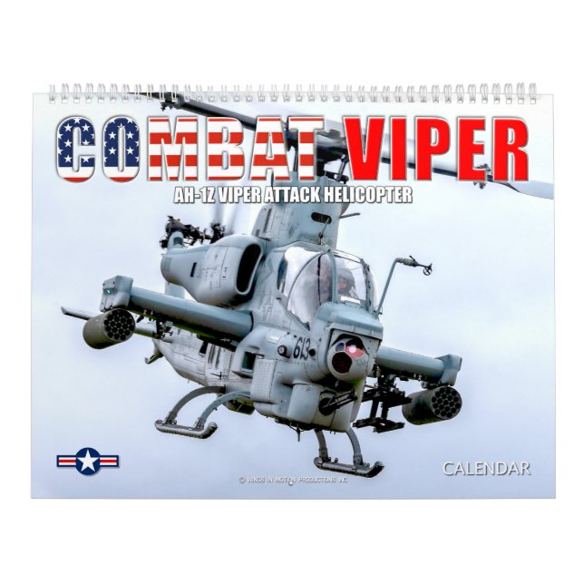 COMBAT VIPER - AH-1Z VIPER-attackhelikopter Kalender (Omslag)