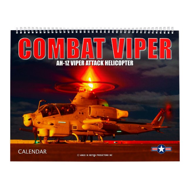 COMBAT VIPER - AH-1Z VIPER-attackhelikopter Kalender (Omslag)