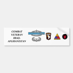 CombatInfBadge2Awd, aab, 1ad, 1mkl, 34ID, COMBA... Bildekal