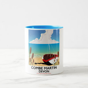 Combe Martin Devon Två-Tonad Mugg