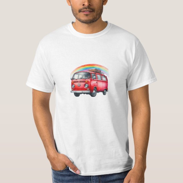 combi rainbow t shirt (Framsida)