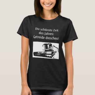 Combine Harvester Farmer Farmer Agriculture Grain T Shirt